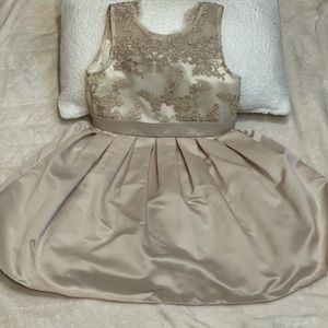 Gold dress for girls